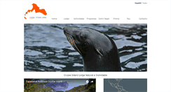 Desktop Screenshot of crusoeislandlodge.com